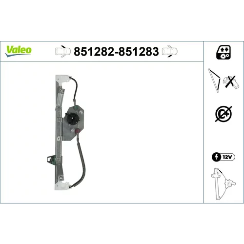 Mechanizmus zdvíhania okna VALEO 851282