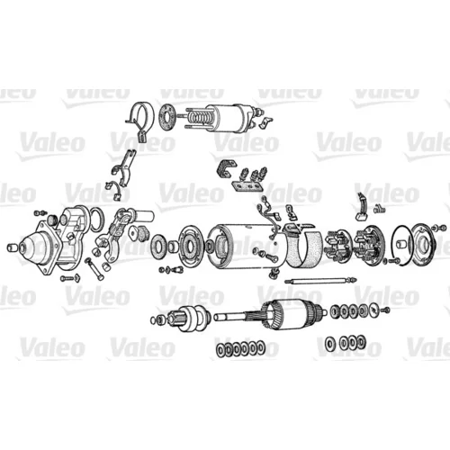 Štartér D11E167T /VALEO/