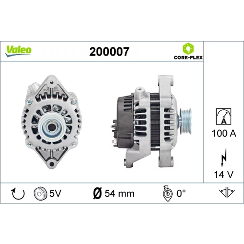 Alternátor 200007 /VALEO/