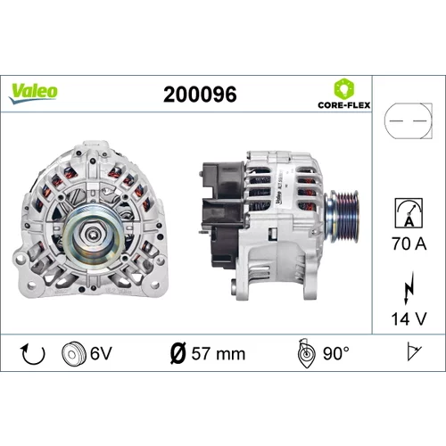 Alternátor VALEO 200096