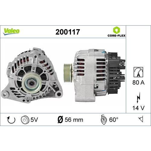 Alternátor VALEO 200117