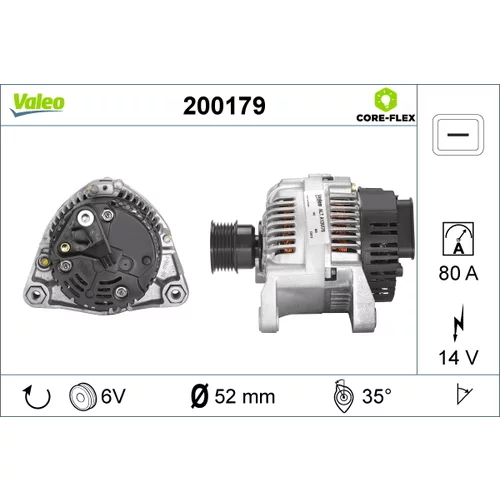 Alternátor VALEO 200179