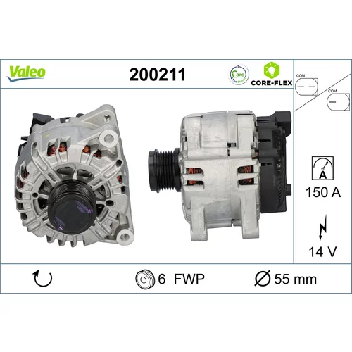 Alternátor VALEO 200211