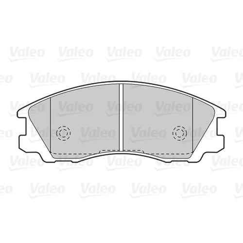 Sada brzdových platničiek kotúčovej brzdy 301506 /VALEO/ - obr. 1