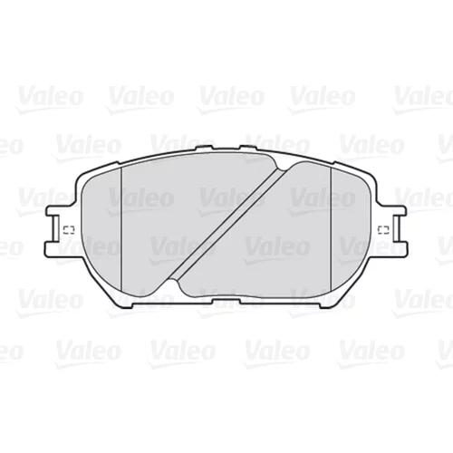 Sada brzdových platničiek kotúčovej brzdy 301862 /VALEO/ - obr. 1