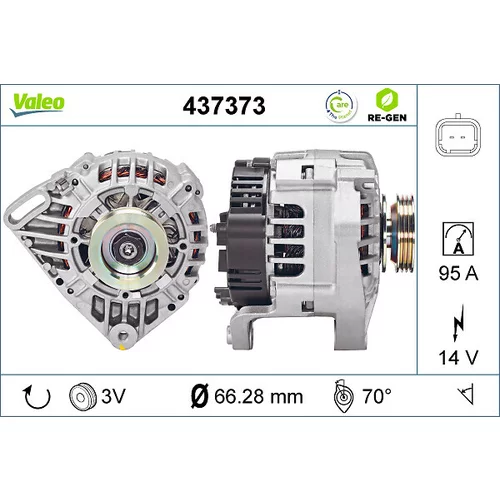 Alternátor VALEO 437373