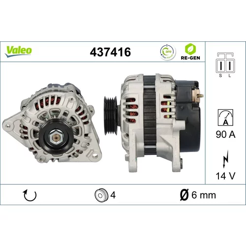 Alternátor VALEO 437416