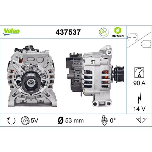 Alternátor VALEO 437537
