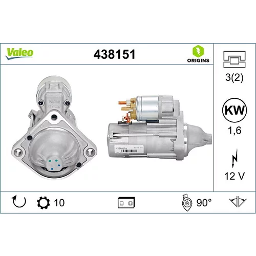Štartér VALEO 438151