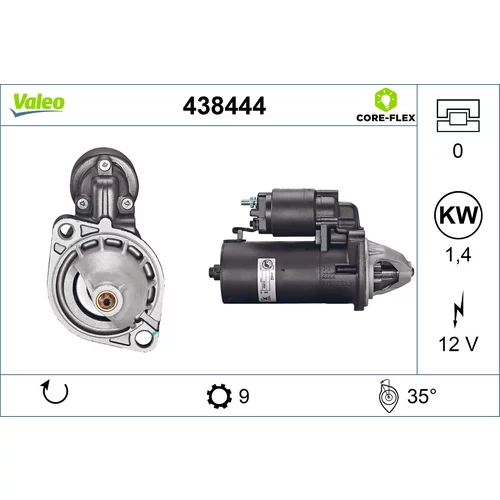 Štartér VALEO 438444