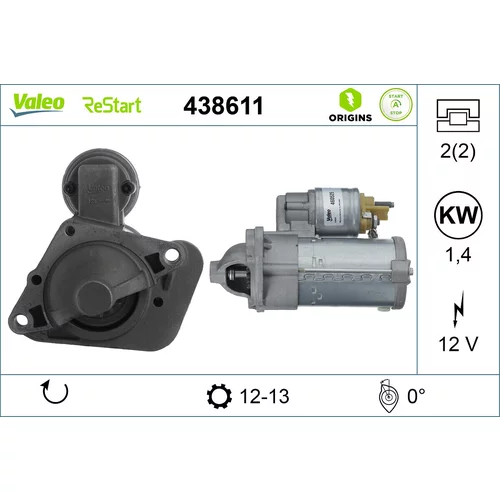 Štartér VALEO 438611