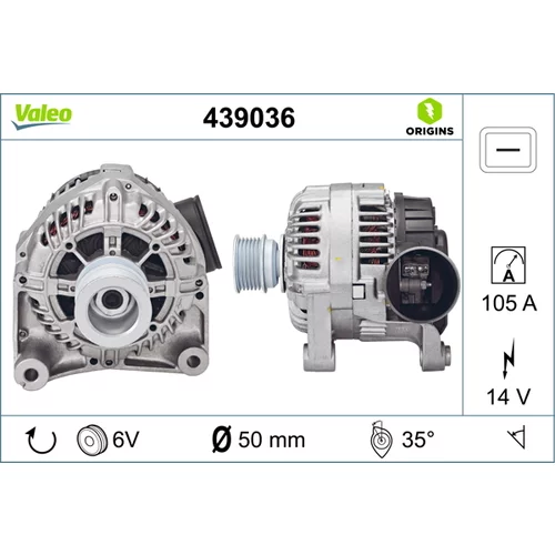 Alternátor VALEO 439036