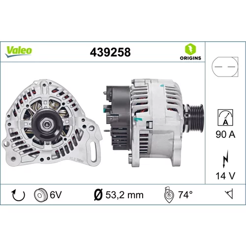 Alternátor VALEO 439258
