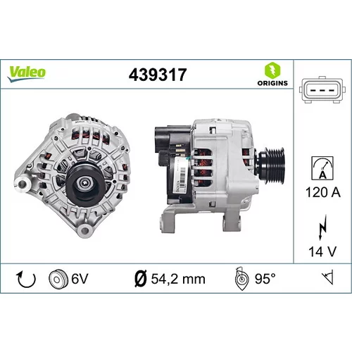 Alternátor VALEO 439317