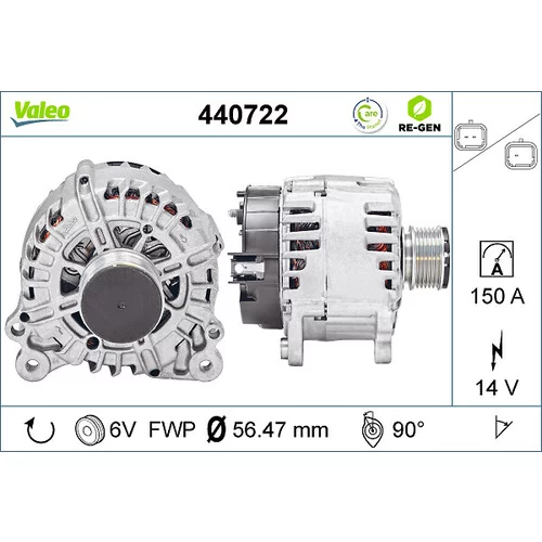 Alternátor VALEO 440722