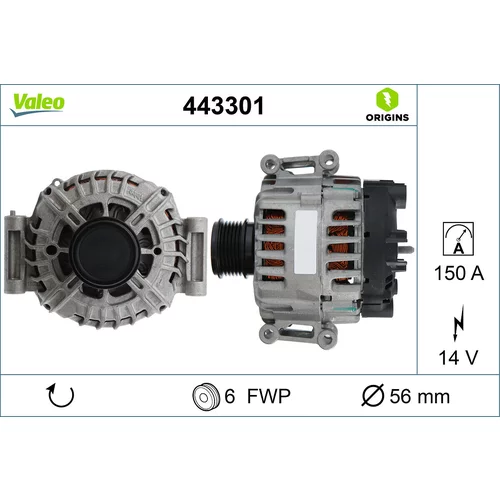Alternátor VALEO 443301