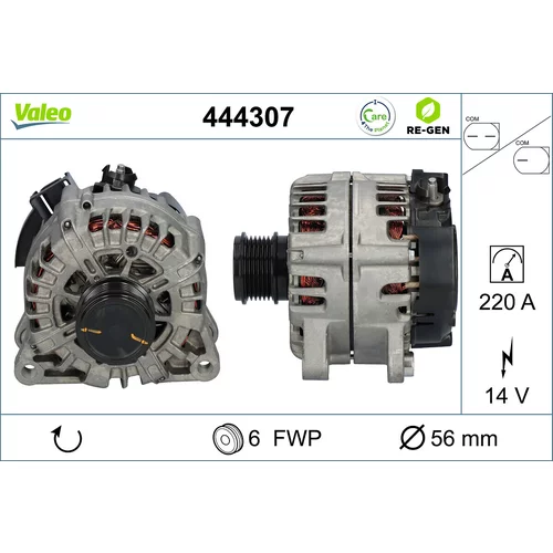 Alternátor VALEO 444307