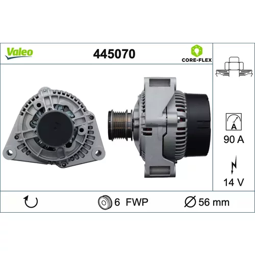 Alternátor VALEO 445070