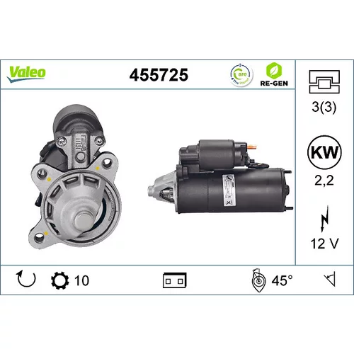 Štartér 455725 /VALEO/