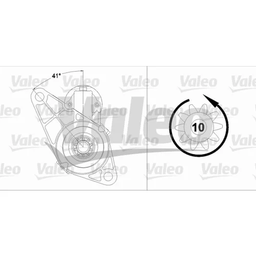 Štartér 458214 /VALEO/ - obr. 1