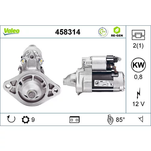 Štartér VALEO 458314