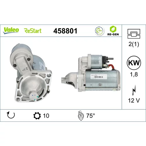 Štartér VALEO 458801