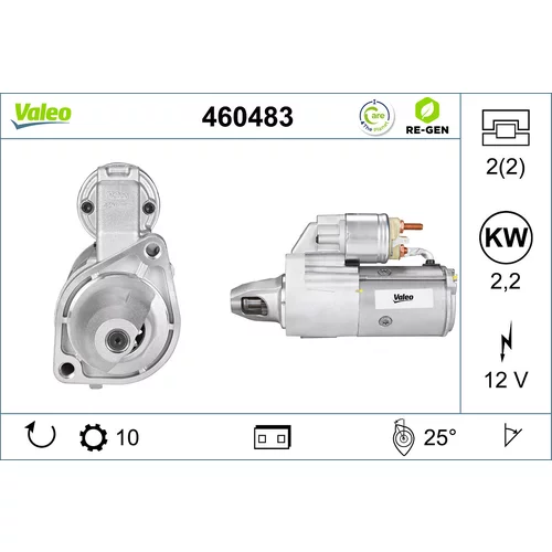 Štartér VALEO 460483