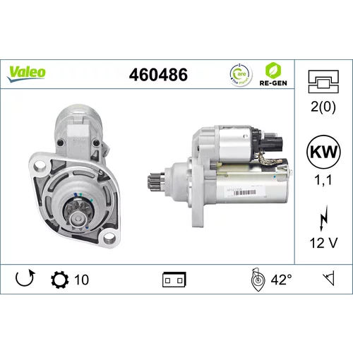 Štartér VALEO 460486