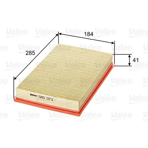 Vzduchový filter VALEO 585373