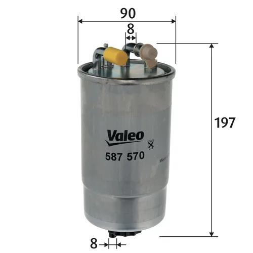 Palivový filter VALEO 587570