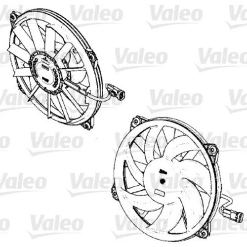 Ventilátor chladenia motora VALEO 696326