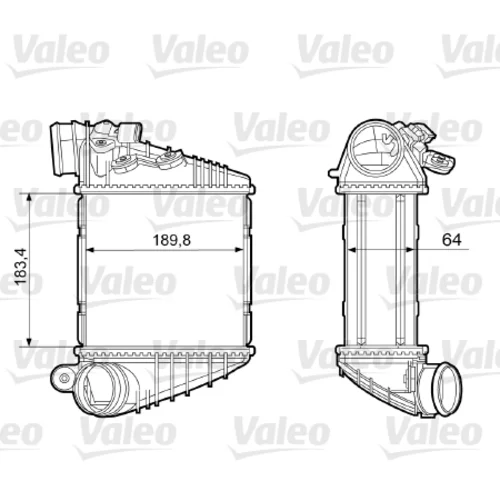 Chladič plniaceho vzduchu VALEO 817457
