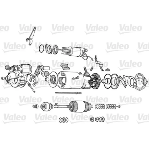 Štartér D10E922 /VALEO/