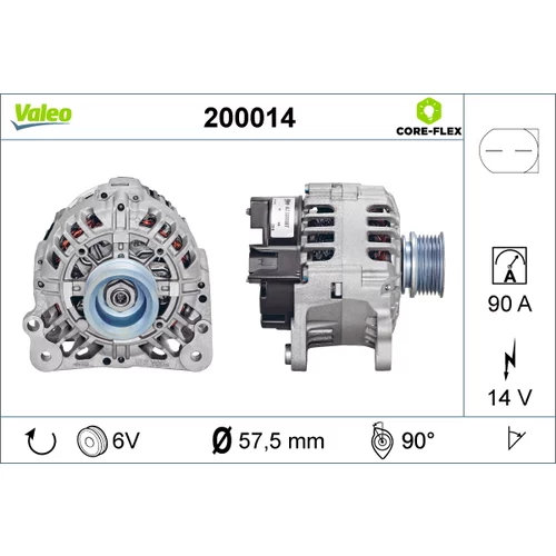 Alternátor VALEO 200014