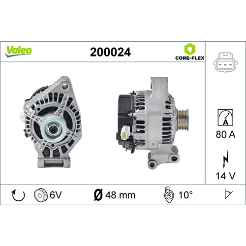 Alternátor VALEO 200024