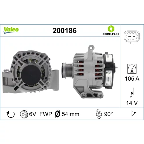 Alternátor VALEO 200186