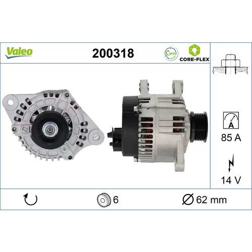 Alternátor VALEO 200318