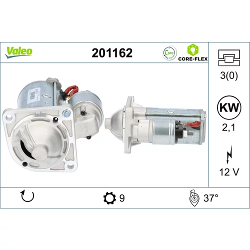 Štartér VALEO 201162