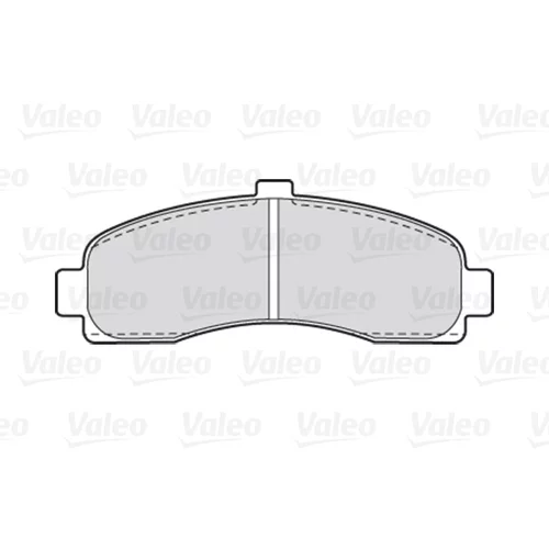 Sada brzdových platničiek kotúčovej brzdy 301014 /VALEO/ - obr. 1