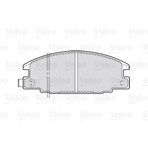 Sada brzdových platničiek kotúčovej brzdy 301020 /VALEO/ - obr. 1