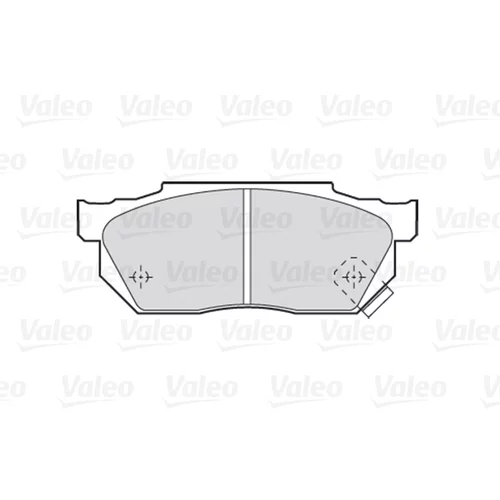 Sada brzdových platničiek kotúčovej brzdy 301047 /VALEO/ - obr. 1