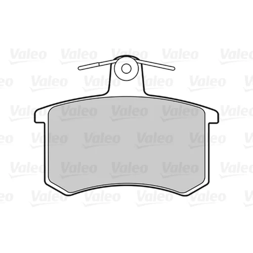 Sada brzdových platničiek kotúčovej brzdy 301125 /VALEO/ - obr. 1