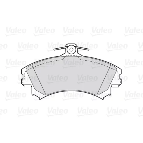 Sada brzdových platničiek kotúčovej brzdy 301318 /VALEO/ - obr. 1