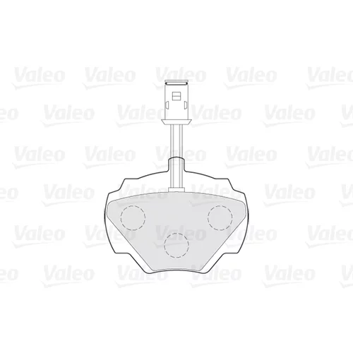 Sada brzdových platničiek kotúčovej brzdy 301497 /VALEO/ - obr. 1