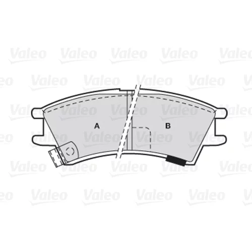 Sada brzdových platničiek kotúčovej brzdy 301575 /VALEO/ - obr. 1