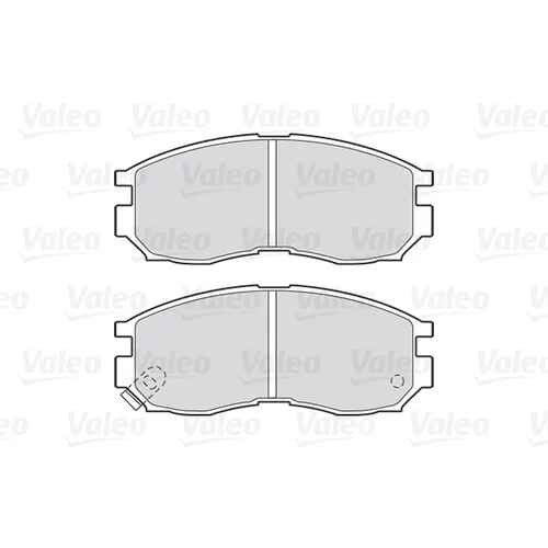 Sada brzdových platničiek kotúčovej brzdy 301625 /VALEO/ - obr. 1