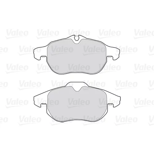 Sada brzdových platničiek kotúčovej brzdy 301678 /VALEO/ - obr. 1