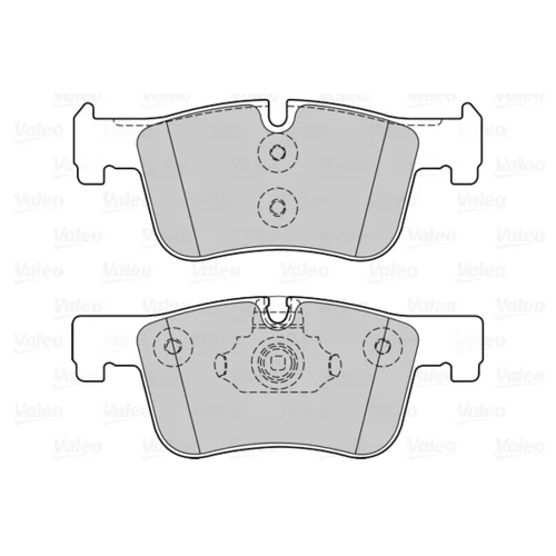 Sada brzdových platničiek kotúčovej brzdy 302269 /VALEO/ - obr. 1