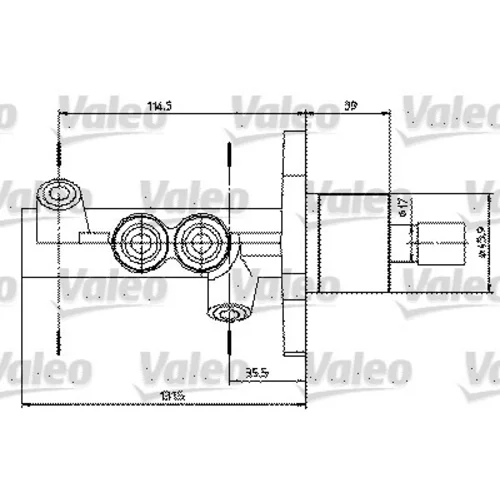 Hlavný brzdový valec VALEO 402314