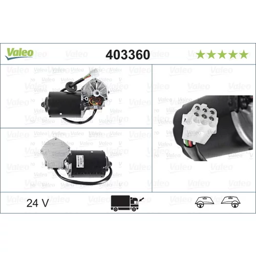 Motor stieračov VALEO 403360
